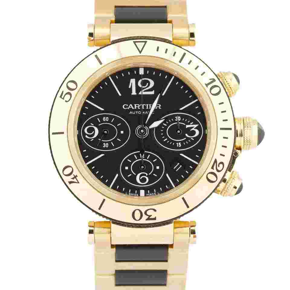 Cartier Pasha Seatimer
PAPERS Cartier Pasha Seatimer 42.5mm 18K Yellow Gold Rubber W301970M 3027 BOX