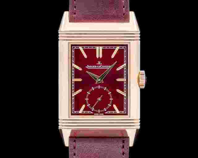Jaeger-LeCoultre Reverso
                           
                                 Tribute Small Seconds 18K Rose Gold / Burgundy Dial