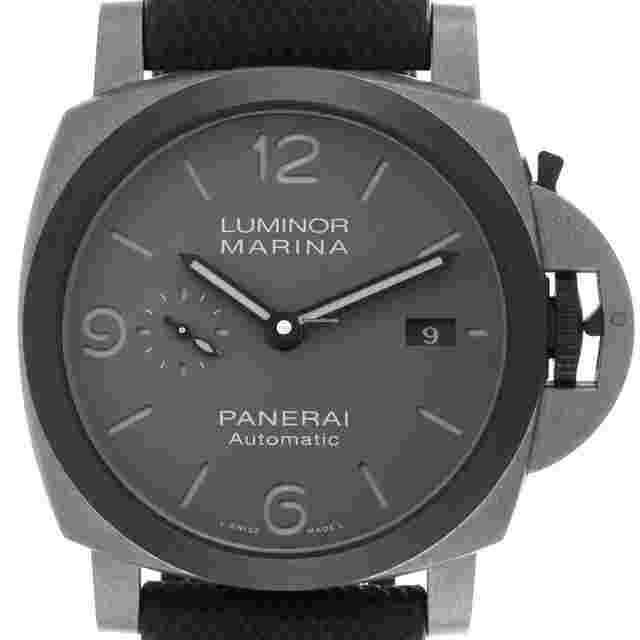 Panerai Luminor Marina
                           
                                 TuttoGrigio Grey Dial Titanium Mens Watch PAM01662 Papers