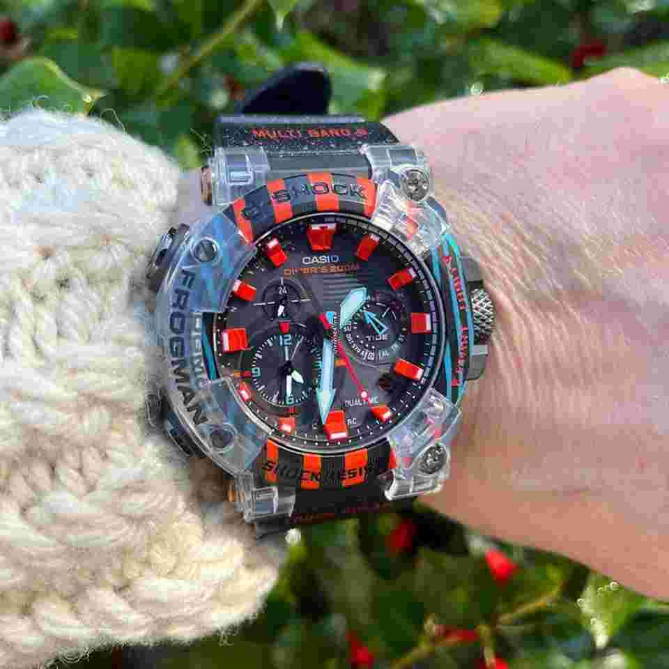 Casio G-Shock
Frogman Master of G Sea GWF-A1000APF-1AJR JDM 200M WR 30TH anniversary 51.7m