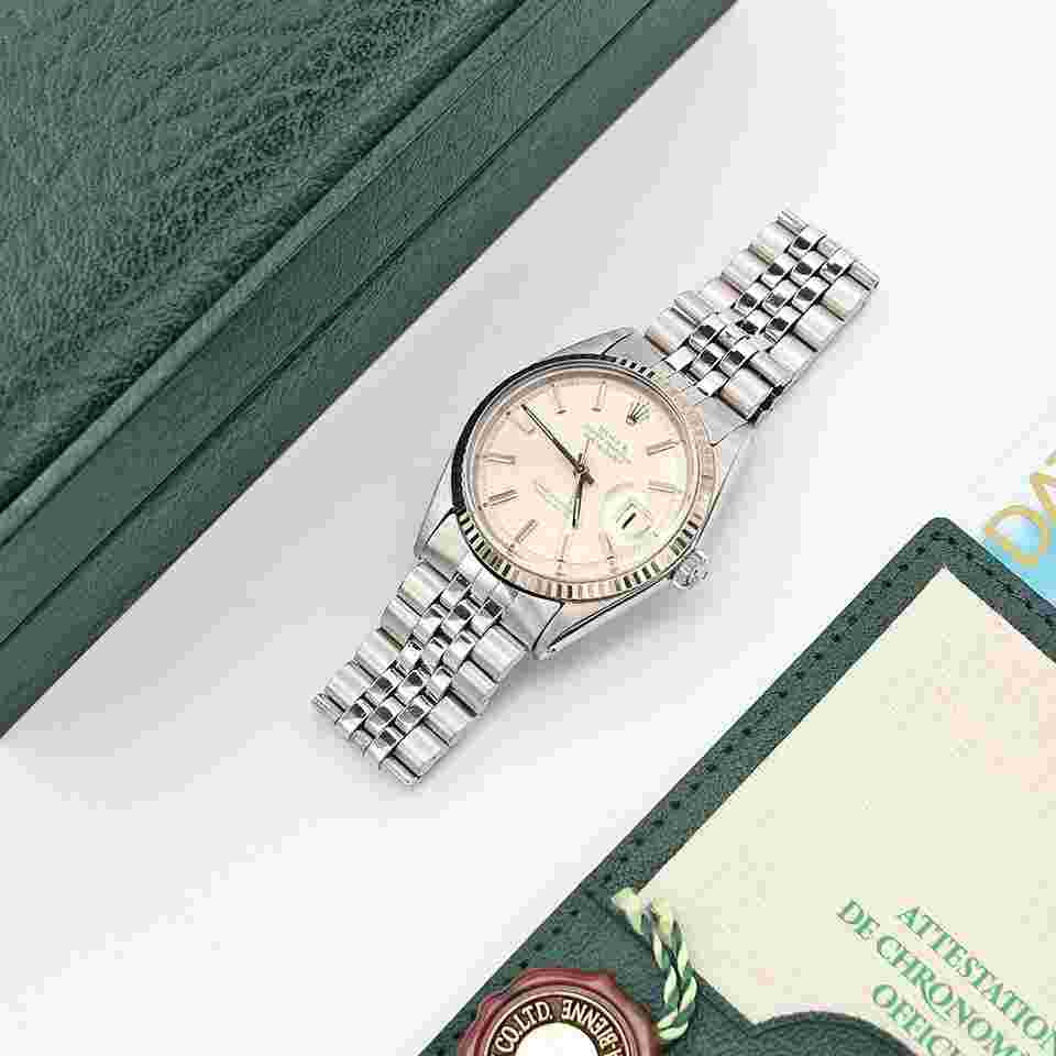 Rolex Datejust 36
ref. 1601 Silver dial Jubilee bracelet - Full Set