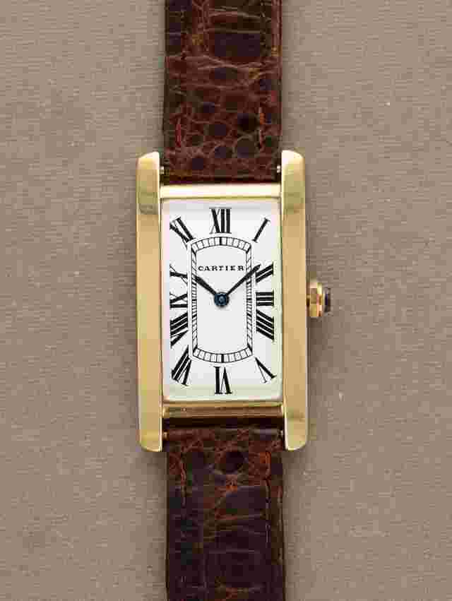 Cartier Tank
                           
                                 Cintrée '8 Lignes' - 'Paris' Dial