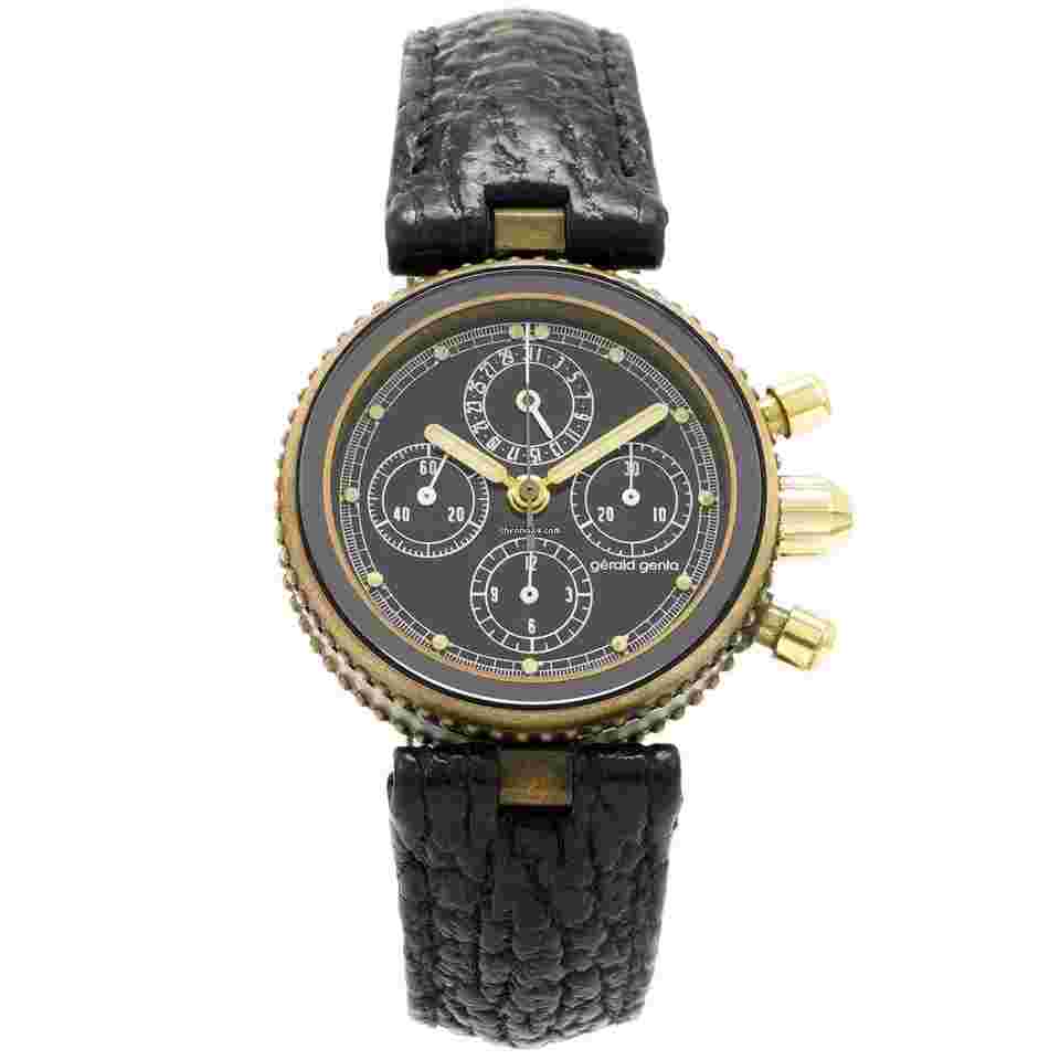 Gérald Genta Gefica
                           
                                 Safari Bronze Chronograph G3080.7 - Inventory 6771