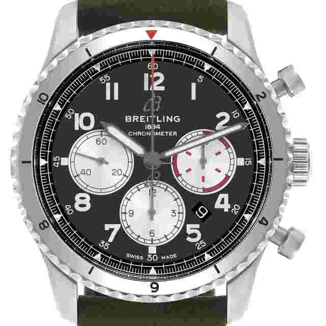 Breitling Aviator 8
                           
                                 B01 Curtiss Warhawk Steel Mens Watch AB0119 Box Card