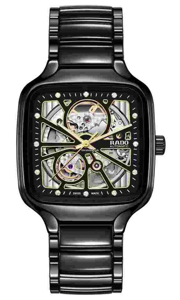 Rado True
Square Automatic Open Heart R27086712 38mm 80h power reserve 50m WR sapphire cry