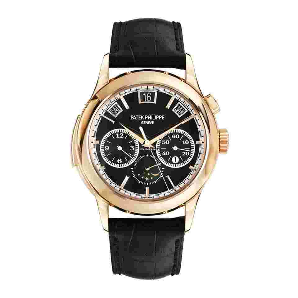 Patek Philippe Grand Complications
                           
                                 5208R-001 18K Rose Gold Black Dial 42 mm