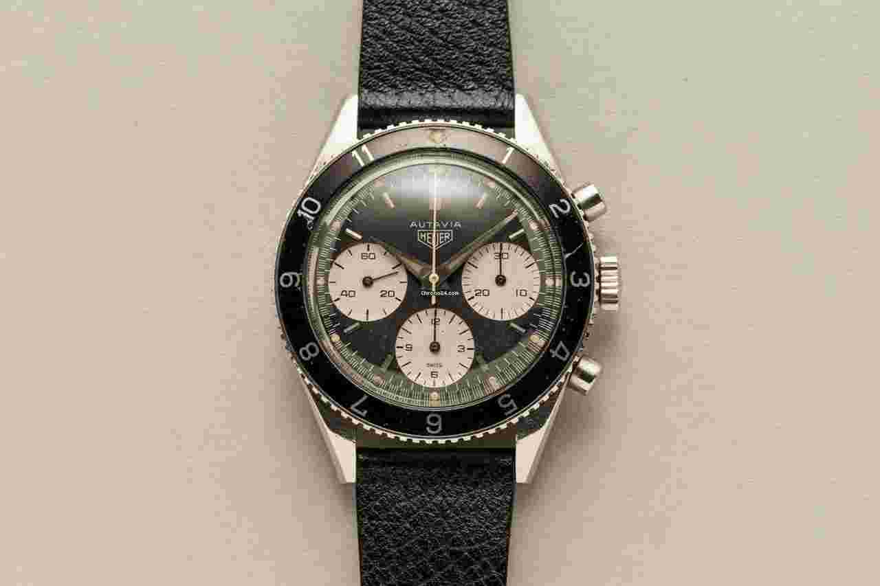 Heuer
                           
                                 Autavia 2446 2nd Execution Vintage Chronograph RARE