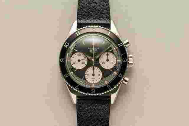 Heuer
                           
                                 Autavia 2446 2nd Execution Vintage Chronograph RARE