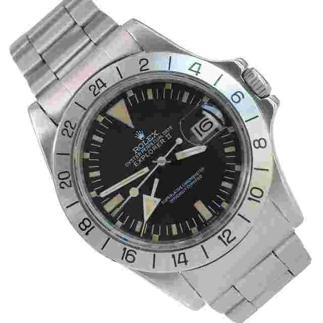 Rolex Explorer II
                           
                                 1655 Freccione Albino MK2 Steve McQueen Full Set 1975’s