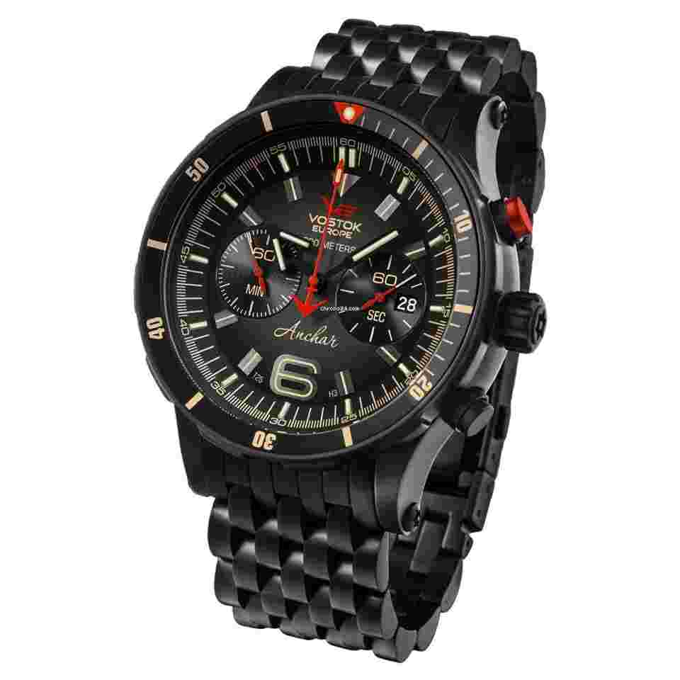 Vostok
                           
                                 Europe Anchar Black/Steel Ø48.7 mm