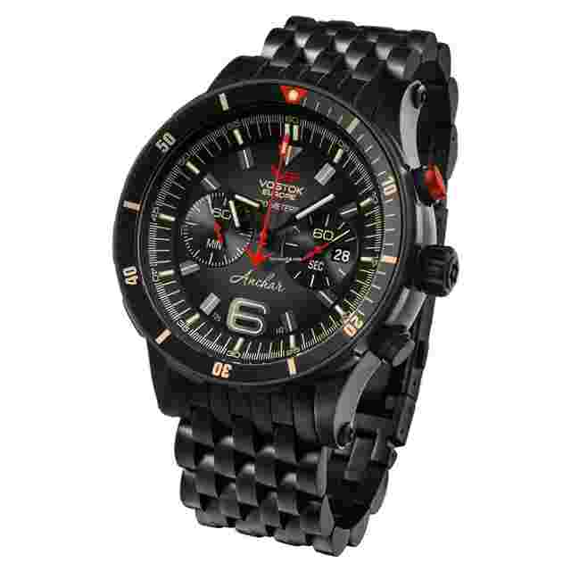 Vostok
                           
                                 Europe Anchar Black/Steel Ø48.7 mm