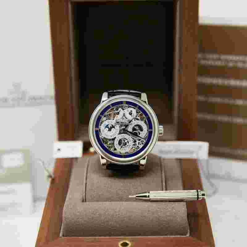 Jaeger-LeCoultre Master Grande Tradition
                           
                                 White Gold Case Skeleton Dial on Leather Strap (CCOMPLETE SET) UNWORN 42mm