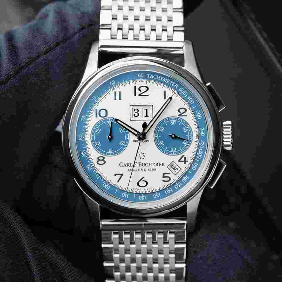 Carl F. Bucherer Heritage Silver Men's Watch - 00.10803.08.12.22