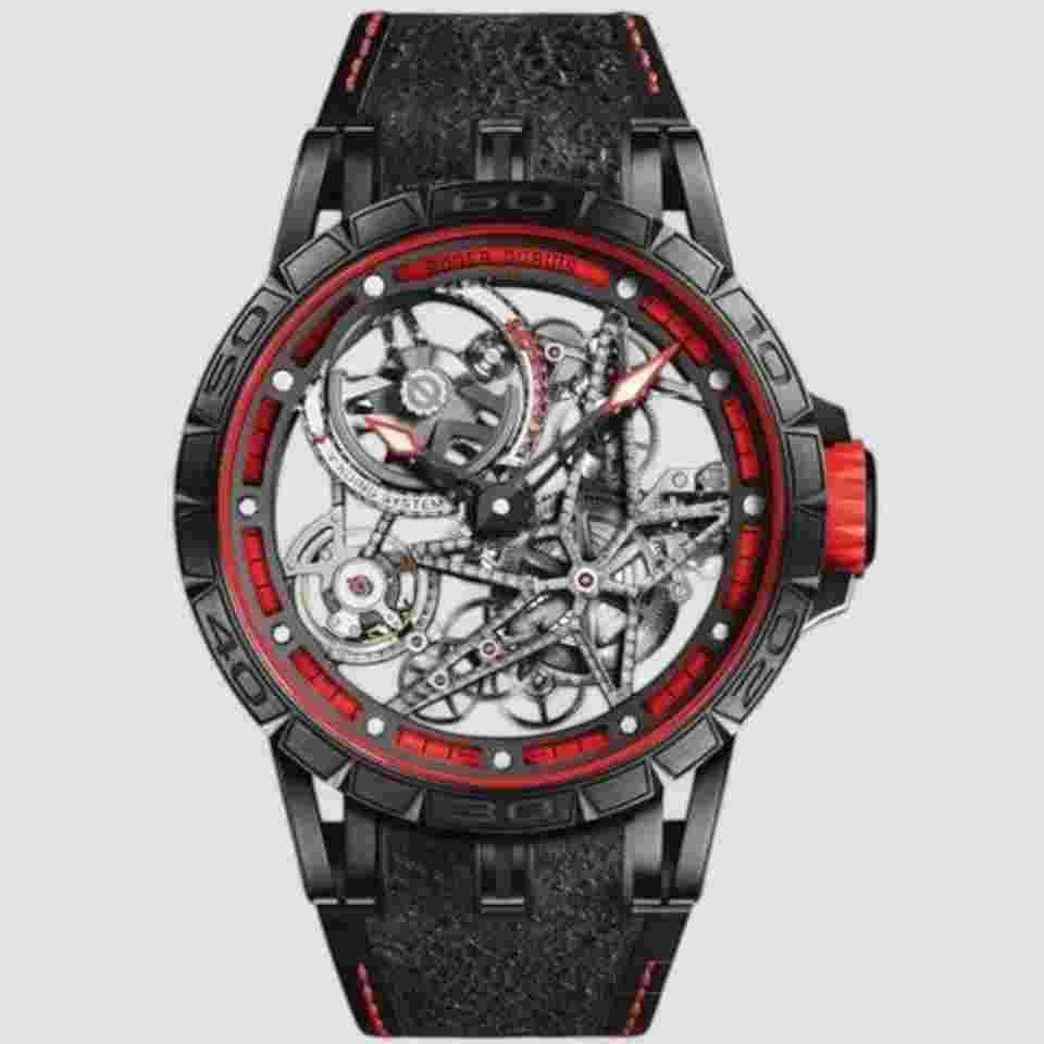 Roger Dubuis Excalibur Spider Pirelli Automatic Skeleton Men's Watch