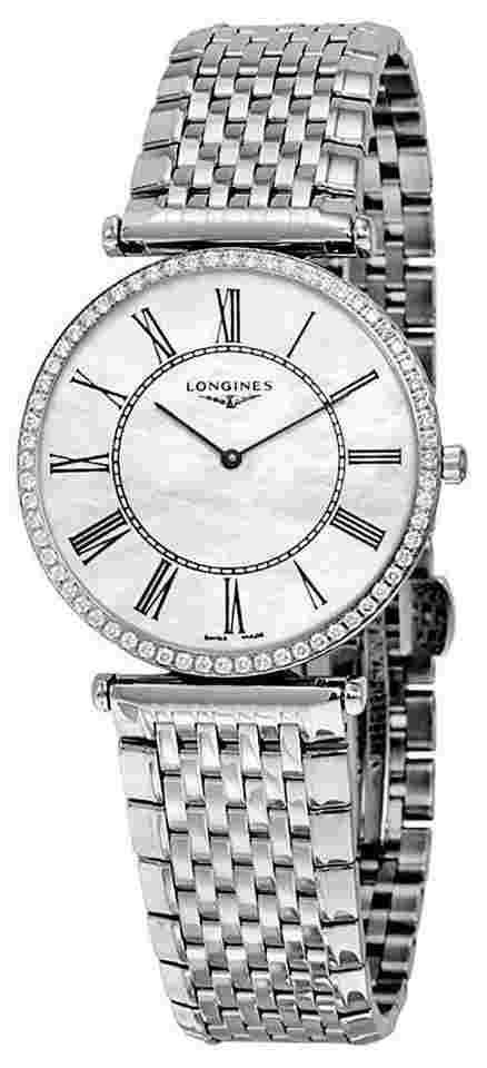 Longines La Grande Classique
                           
                                 Steel Mother-Of-Pearl Diamond Women Watch L47410996