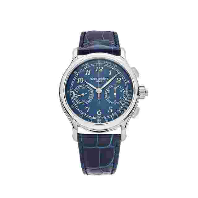 Patek Philippe Grand Complications
                           
                                 5370P-011 Split-Seconds Chronograph Platinum Blue Dial