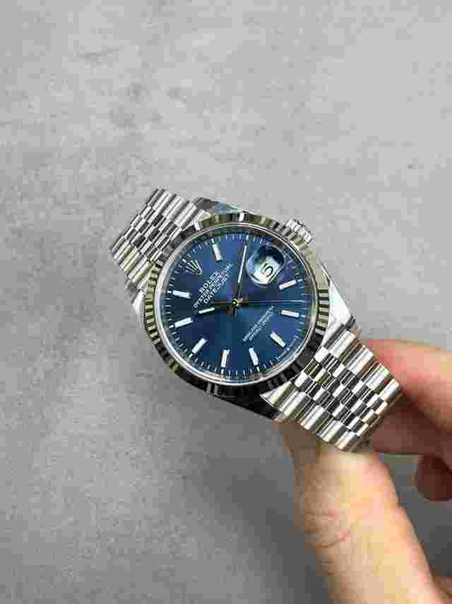 Rolex Datejust 36
                           
                                 blue baton dial jubilee bracelet 2025 unworn