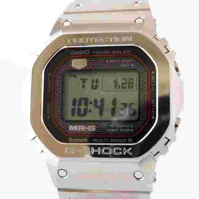 Casio G-Shock
                           
                                 MRG-B5000D-1JR Solar Silver Titanium Bluetooth Box Papers