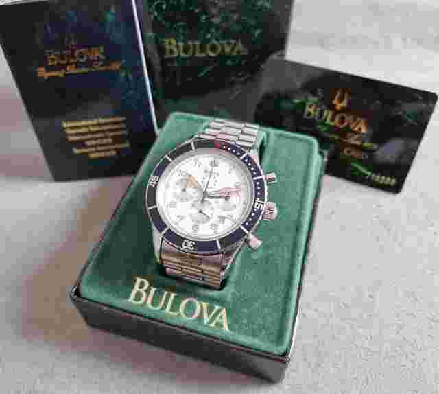 Bulova Marine Star
                           
                                 chronograph Steel case mm 43 Manual wind movement valjoux 7740 full set