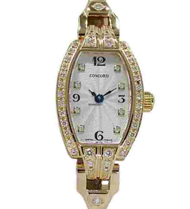 Concord
                           
                                 CLASSIC 16X22MM 54.H5.1425 18K ROSE GOLD WOMEN'S WATCH