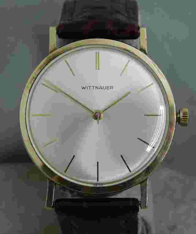 Wittnauer
                           
                                 Classic 6mm thick 10k GF Manual Wind Swiss Made Mens Watch....33mm
