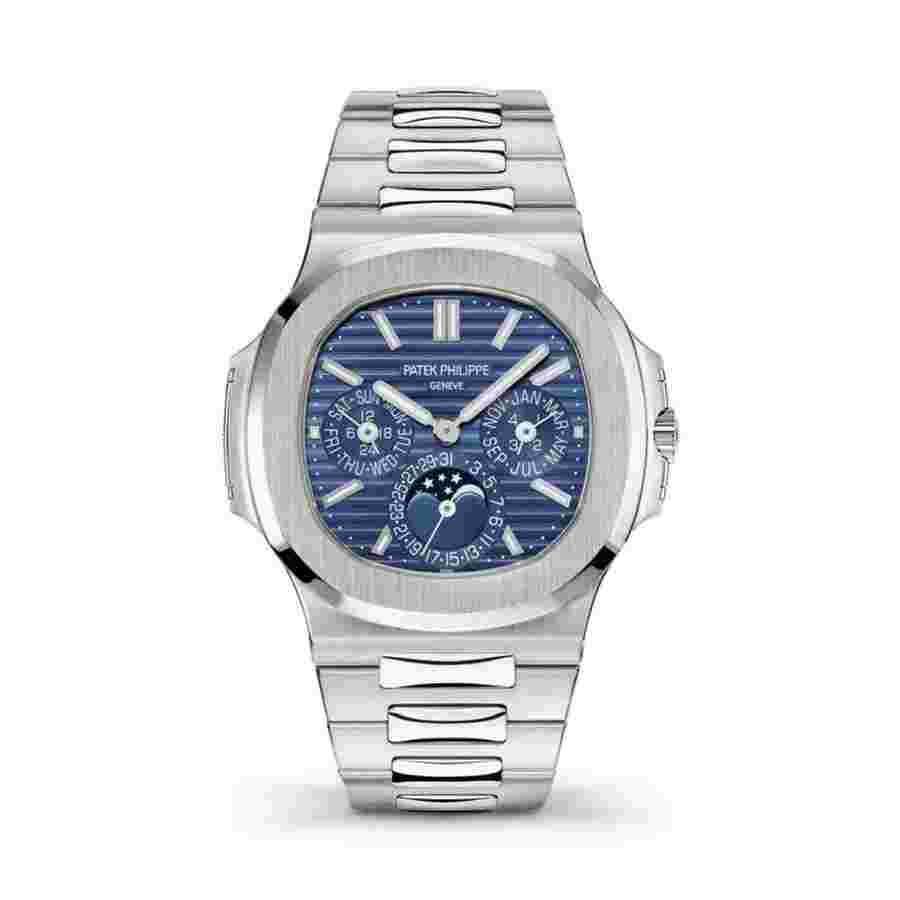 Patek Philippe Nautilus
                           
                                 Perpetual Calender 5740/1G-001 40mm White Gold with Blue Dial Watch 2024