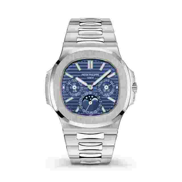 Patek Philippe Nautilus
                           
                                 Perpetual Calender 5740/1G-001 40mm White Gold with Blue Dial Watch 2024