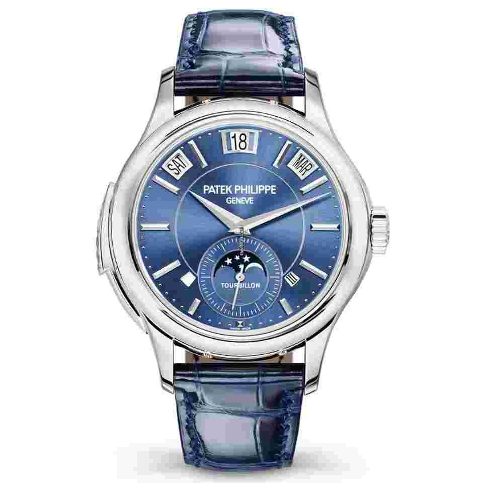 Patek Philippe Minute Repeater Perpetual Calendar
                           
                                 5207G-001 White Gold With Blue Leather Watch Blue Dial 2020