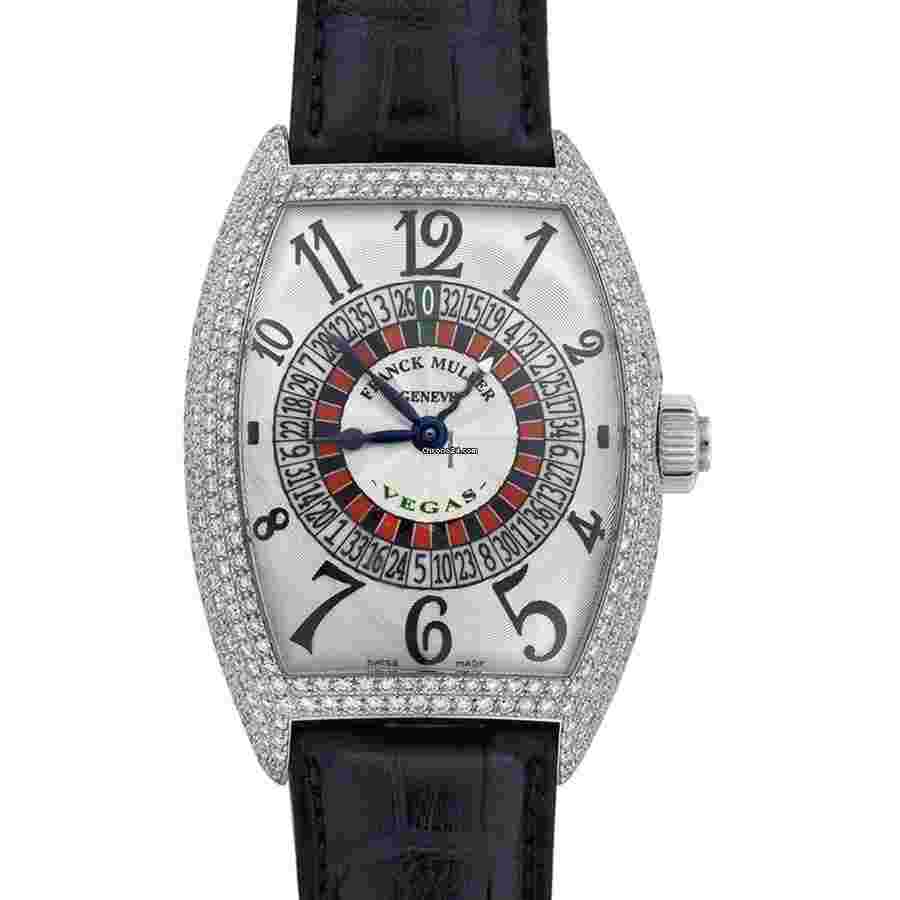 Franck Muller Vegas
Casablanca Silver Dial 9880 Vegas D 7 White Gold with Black Leather Watch 2024