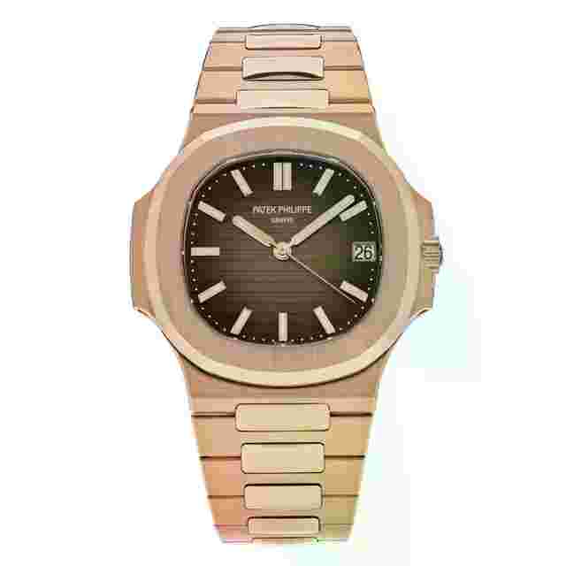 Patek Philippe Nautilus
                           
                                 5711/1R-001 Brown Dial 18K Rose Gold Automatic Men’s Watch 2017