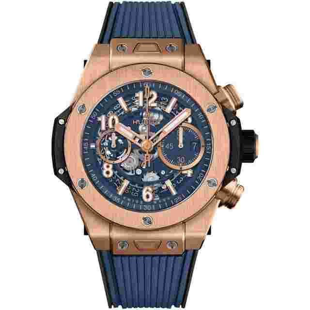 Hublot Big Bang Unico
                           
                                 421.OX.5180.RX Blue Rubber Watch 18kt Rose Gold 2024