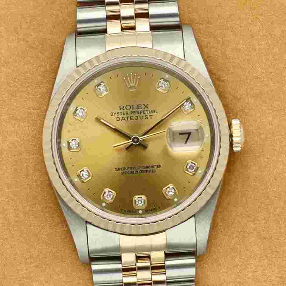 Rolex Datejust 36
16233 / 1995 / Box & Papers / 24 Months Warranty