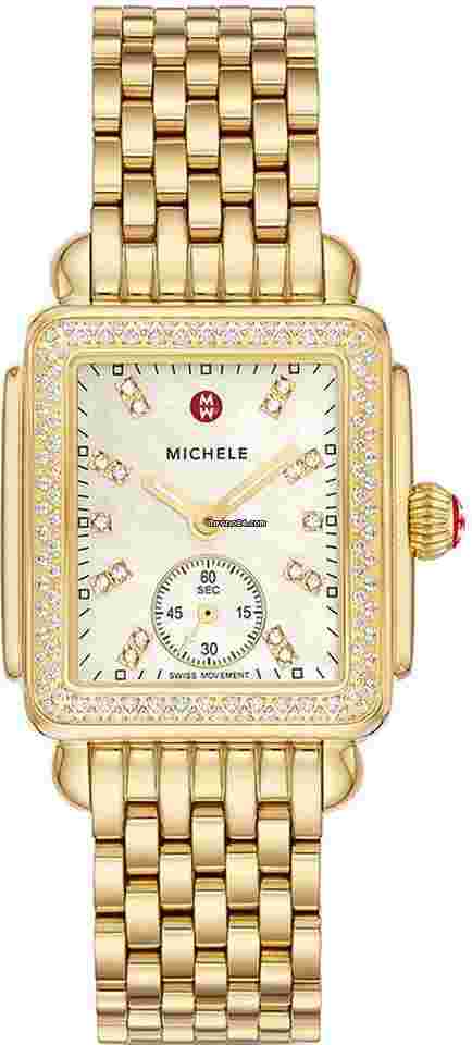 Michele Deco
                           
                                 Mid Gold Diamond Stainless Steel Women's Watch MWW06V000124