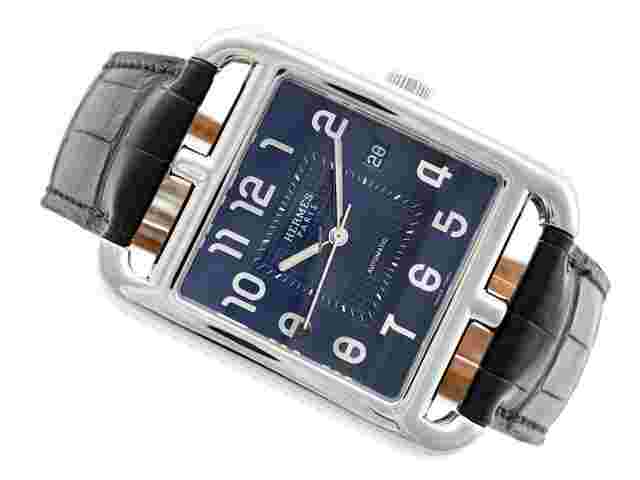 Hermès Cape Cod
                           
                                 Date Steel 36/49mm Blue Dial Automatic Ref. CD6.710