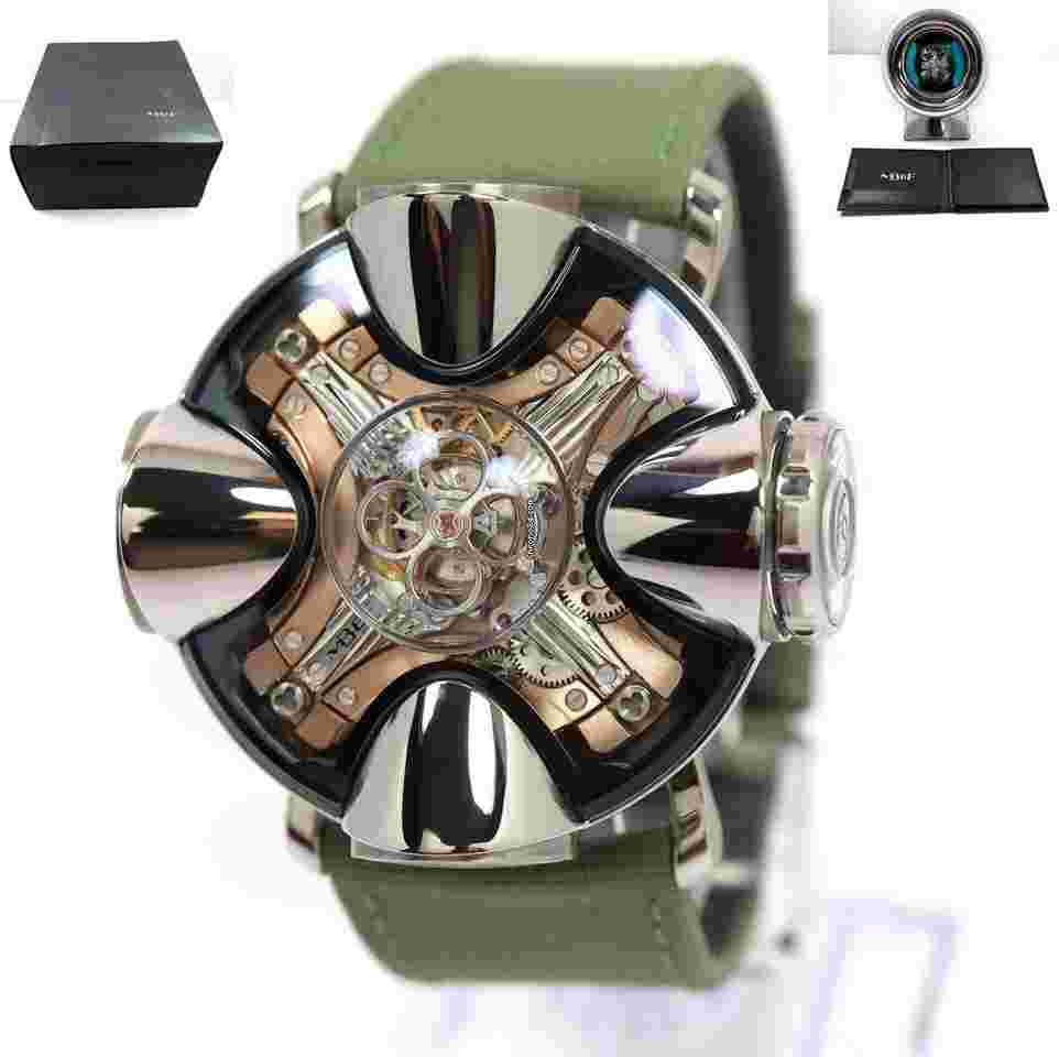 Mb&f
                           
                                 New MB&F Machine 11 Architect HM11 Tourbillon 18K Rose Gold Titanium Box Papers