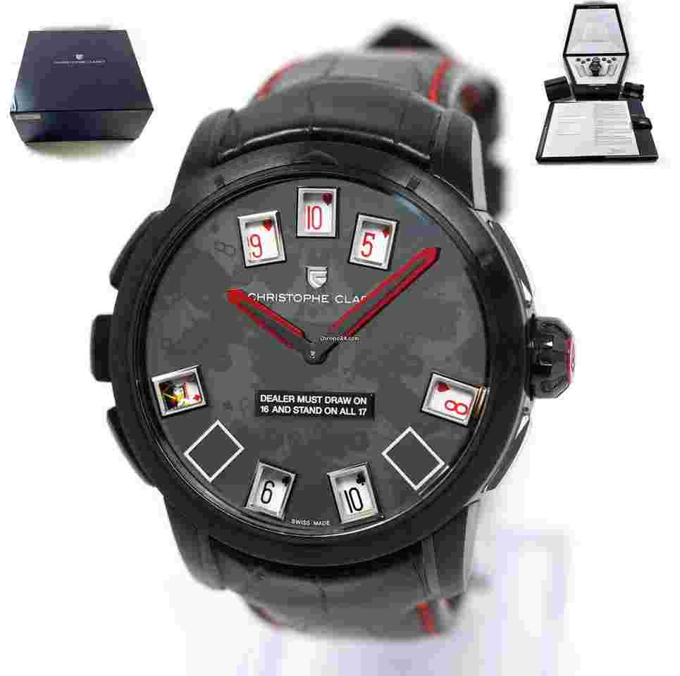 Christophe Claret
21 Blackjack 45MM Black Titanium Box Papers 2024 Service Paper