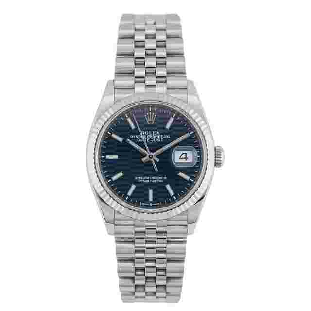 Rolex Datejust 36
                           
                                 36mm Blue Motif Dial 2021 Jubilee - 126234