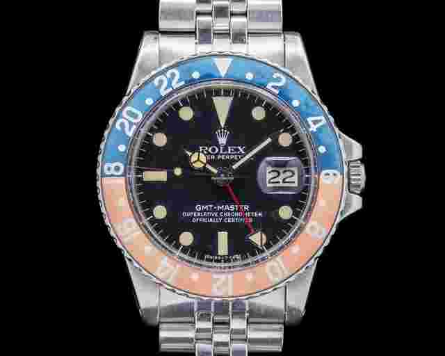 Rolex GMT-Master
                           
                                 Vintage GMT Master "Pepsi Bezel" SS Jubilee Circa 1978