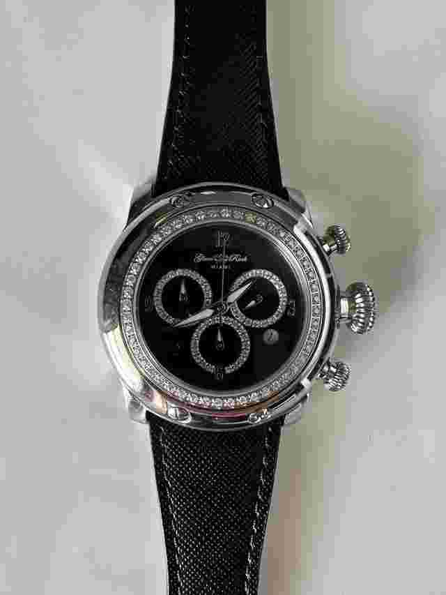 GLAM ROCK MIAMI Chronograph - Swiss Made - with Date 