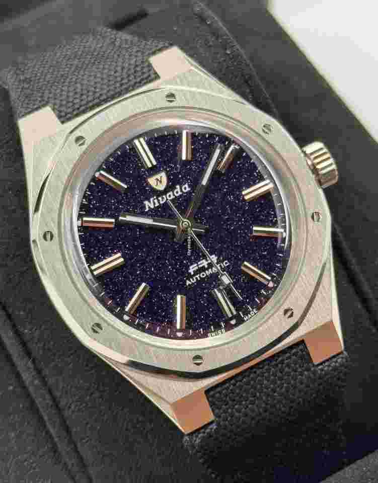 Nivada
                           
                                 Grenchen F77 Dark Blue Avanturine IN STOCK OFFICIAL DEALER