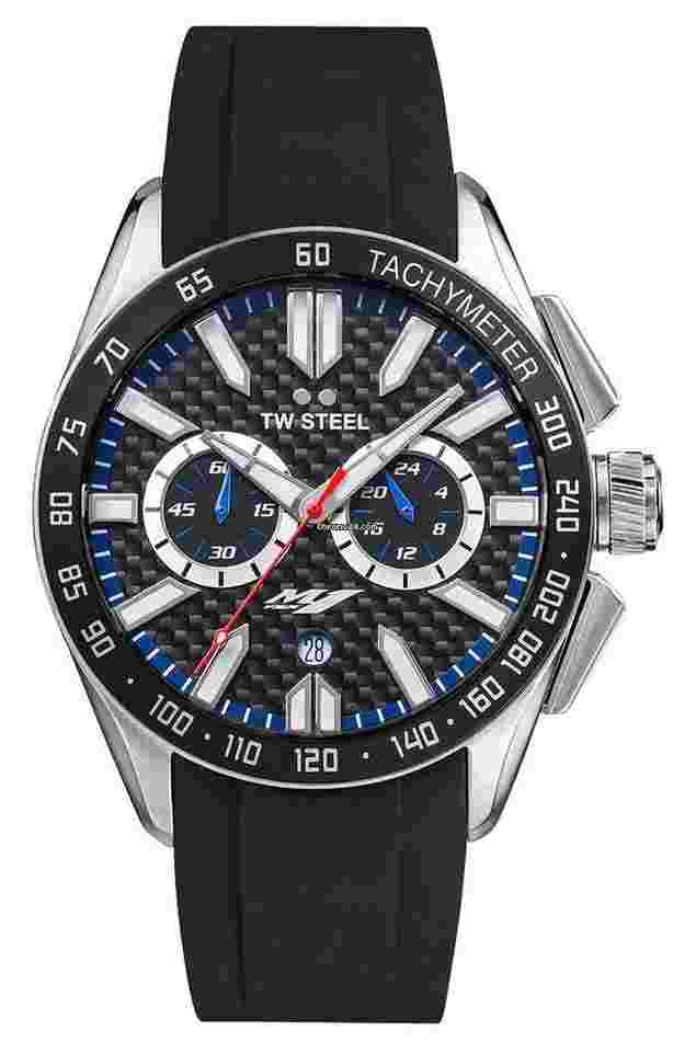 TW Steel
                           
                                 Yamaha Factory Racing Chrono Steel Rubber Date Quartz Mens Watch GS1