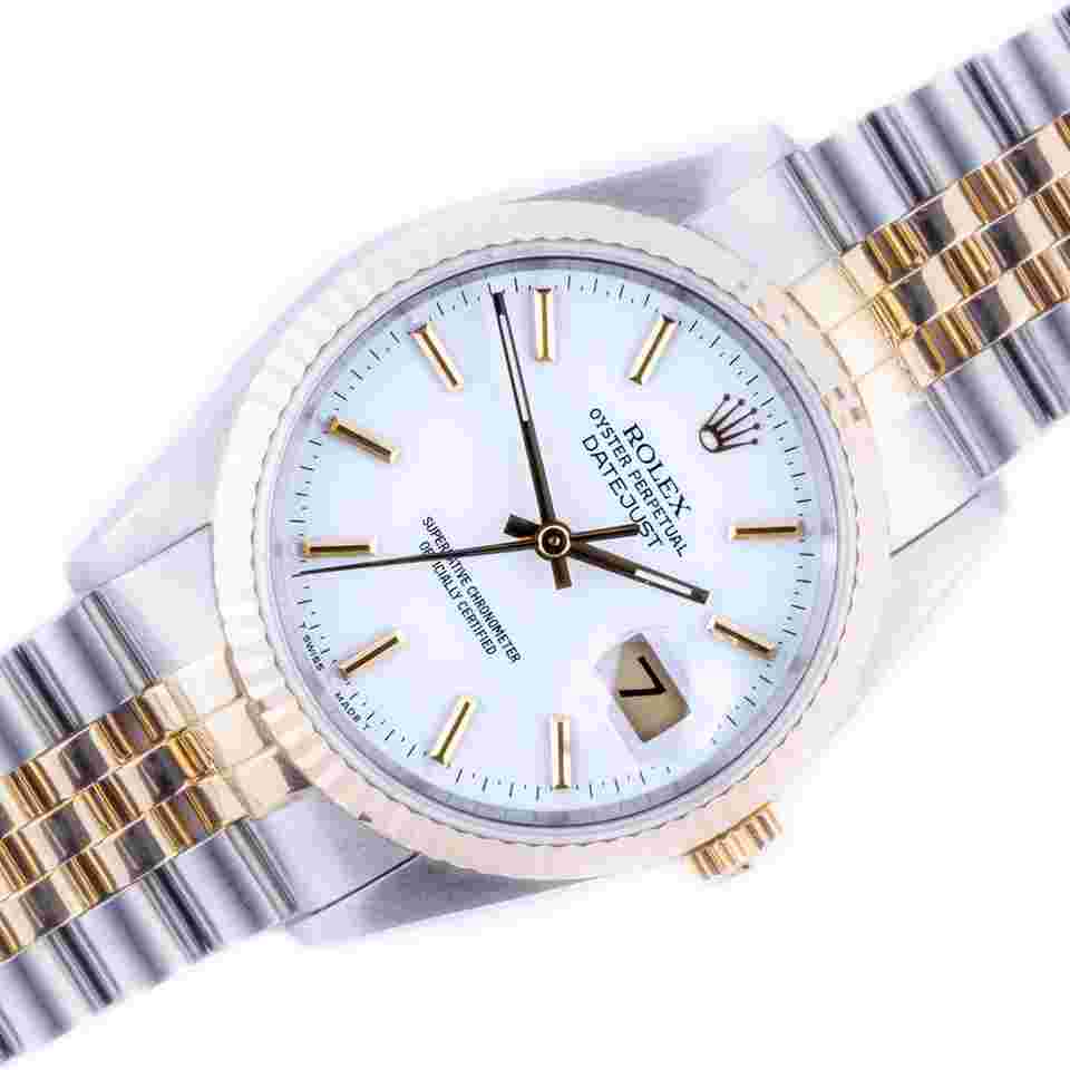 Rolex Datejust 36
Oyster Perpetual Datejust White 16233 1991 (Full Set)