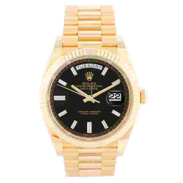 Rolex Day-Date 40
                           
                                 President 18k Yellow Gold Men's 40mm Watch 228238