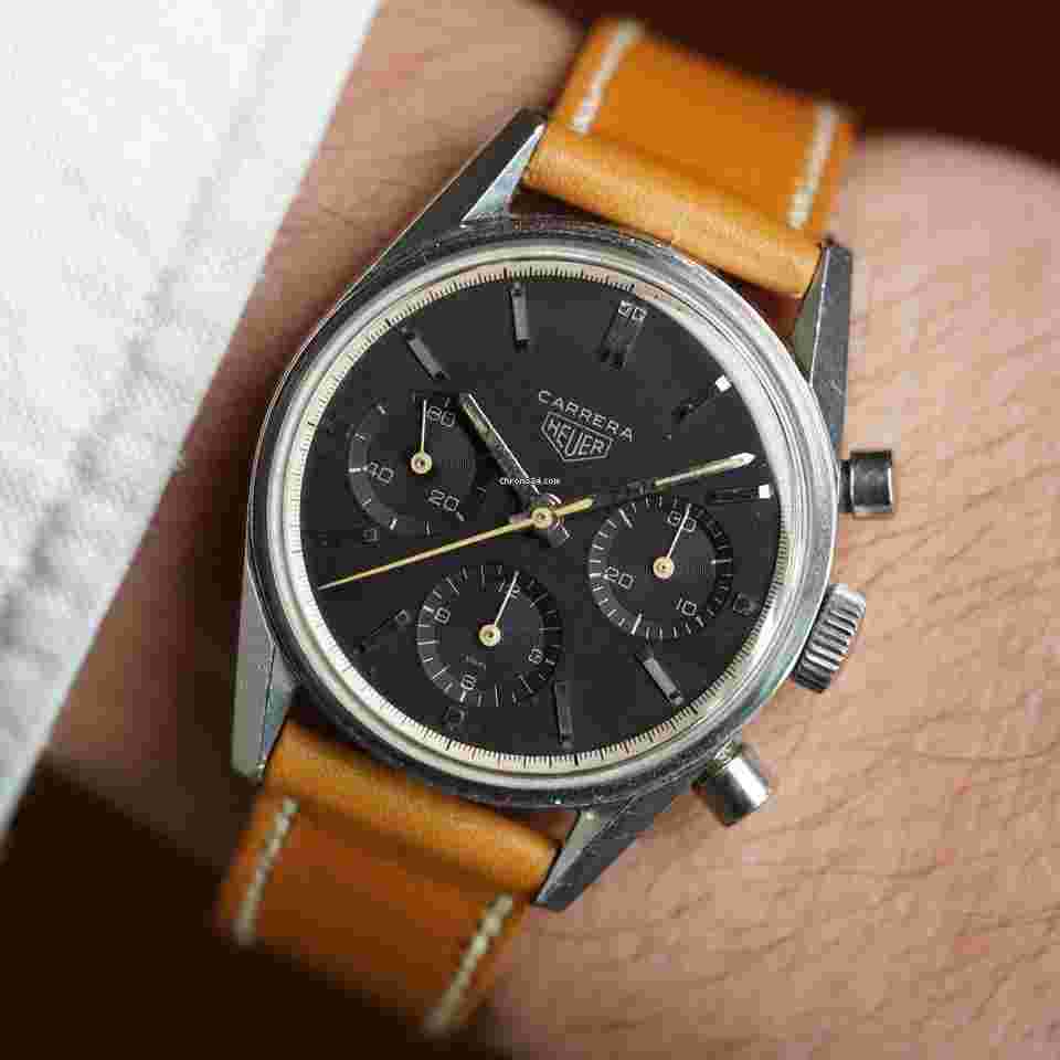 Heuer
                           
                                 Carrera Reference 2447N First Execution Unpolished