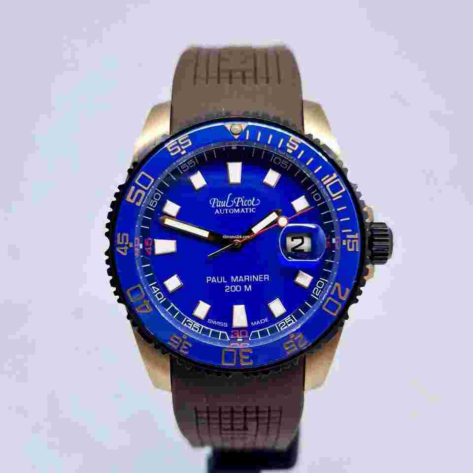 Paul Picot Paul Mariner III
P4352.BZ.CB.2614 Bronze Limited edition