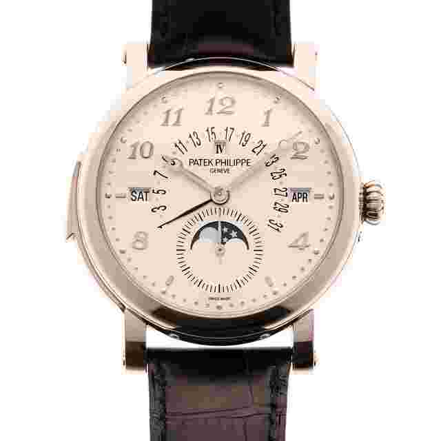 Patek Philippe Minute Repeater Perpetual Calendar
                           
                                 White Gold Grand Complication Minute Repeater Watch Ref. 5213