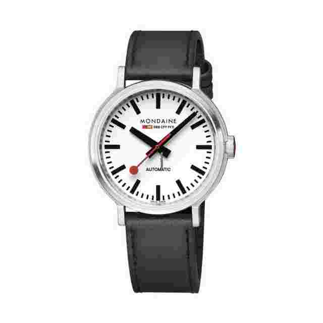 Mondaine
                           
                                 Original Automatic 41mm White Black Eco-Leather