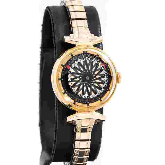 Ernest Borel
                           
                                 1990's Vintage Ladies Ernest Borel Cocktail Watch in 18k Yellow Gold over Stainless Steel ( 15191)