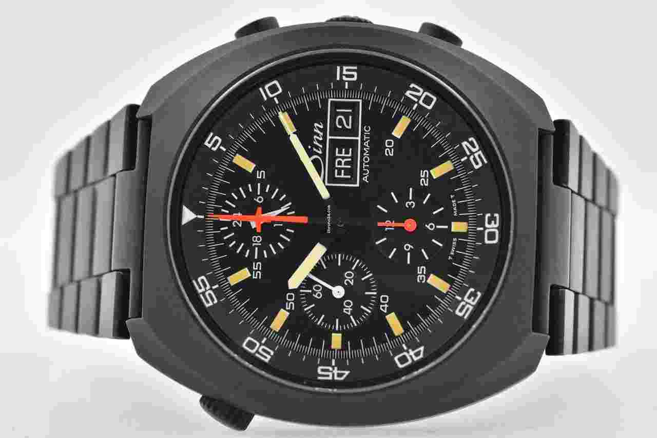 Sinn 140
                           
                                 140/42 Der Weltraumchronograph Tritium NOS Vintage Lemania 5100