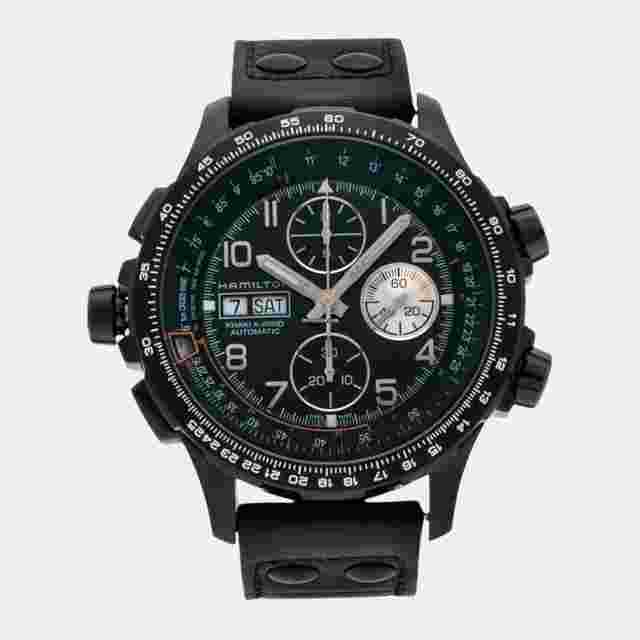 Hamilton Khaki X-Wind
                           
                                 Aviation X-Wind Chrono PVD Stainless Steel Automatic Men's Watch